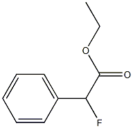 Benzeneacetic acid, a-fluoro-, ethyl ester Structure
