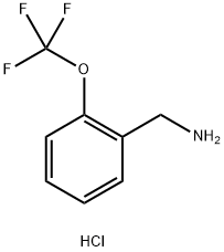 (2-(Trifluoromethoxy)phenyl)methanamine hydrochloride Structure