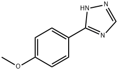 3-(4-甲氧基苯基)-1H-1,2,4-三唑,64310-35-6,结构式