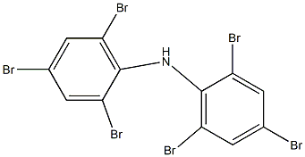 双(2,4,6-三溴苯基)胺, 64524-09-0, 结构式