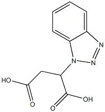Butanedioic acid,2-(1H-benzotriazol-1-yl)- Structure