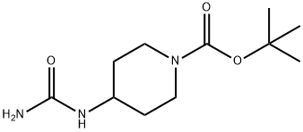 叔-丁基 4-脲基哌啶-1-甲酸基酯,646071-42-3,结构式