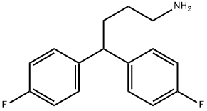 4,4-二(4-氟苯基)丁烷-1-胺 结构式