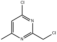 Pyrimidine, 4-chloro-2-(chloromethyl)-6-methyl- 化学構造式