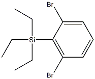 Silane, (2,6-dibromophenyl)triethyl- Struktur