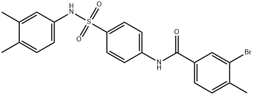 650622-76-7 3-bromo-N-(4-{[(3,4-dimethylphenyl)amino]sulfonyl}phenyl)-4-methylbenzamide