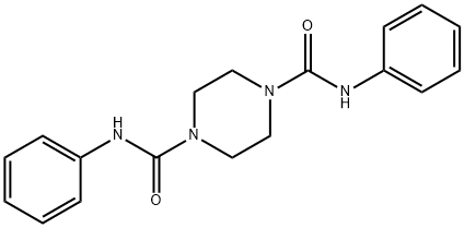 1,4-Piperazinedicarboxamide,N1,N4-diphenyl- Structure