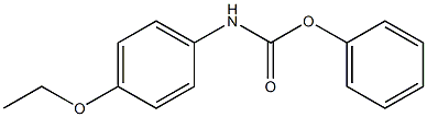 Carbamic acid, (4-ethoxyphenyl)-, phenyl ester 结构式