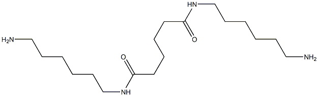 Hexanediamide, N,N'-bis(6-aminohexyl)- Structure