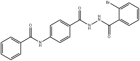 N-[4-[[(2-bromobenzoyl)amino]carbamoyl]phenyl]benzamide|