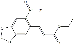 2-Propenoic acid, 3-(6-nitro-1,3-benzodioxol-5-yl)-, ethyl ester