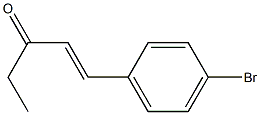 1-Penten-3-one, 1-(4-bromophenyl)- Structure