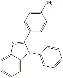 Benzenamine, 4-(1-phenyl-1H-benzimidazol-2-yl)-,65847-34-9,结构式