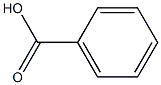 BENZOIC ACID 化学構造式