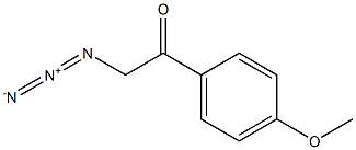 Ethanone, 2-azido-1-(4-methoxyphenyl)- Structure