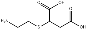 2-(2-aminoethylthio)succinic acid 化学構造式