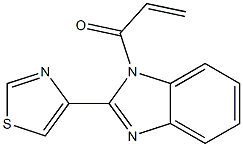 1H-Benzimidazole, 1-(1-oxo-2-propenyl)-2-(4-thiazolyl)- Struktur