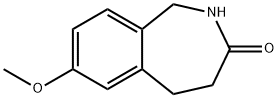 7-methoxy-1,2,4,5-tetrahydro-benzo[c]azepin-3-one Structure