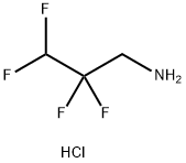 1-Propanamine, 2,2,3,3-tetrafluoro-, hydrochloride Struktur