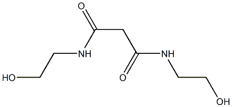 N1,N3-双(2-羟乙基)丙二酰胺,6640-68-2,结构式