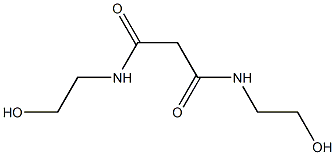 N,N-Bis(2-hydroxyethyl)malonamide 化学構造式