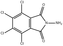 2-amino-4,5,6,7-tetrachloro-1H-isoindole-1,3(2H)-dione Struktur