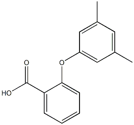Benzoic acid,2-(3,5-dimethylphenoxy)- Structure