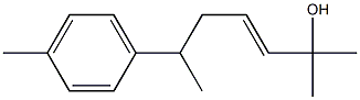 3-Hepten-2-ol, 2-methyl-6-(4-methylphenyl)-, (3E)- 化学構造式