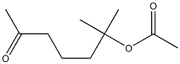 2-Heptanone, 6-(acetyloxy)-6-methyl- 化学構造式