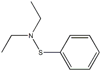 Benzenesulfenamide, N,N-diethyl- Struktur
