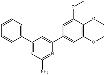 4-phenyl-6-(3,4,5-trimethoxyphenyl)pyrimidin-2-amine|