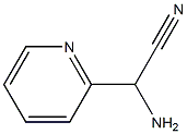 2-氨基-2-(吡啶基)乙腈,66719-00-4,结构式