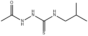 1-acetamido-3-(2-methylpropyl)thiourea Structure