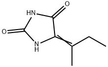 2,4-Imidazolidinedione,5-(1-methylpropylidene)- Struktur