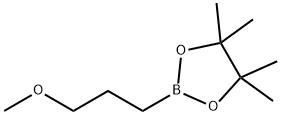 2-(3-甲氧基丙基)-4,4,5,5-四甲基-1,3,2-二噁硼戊环, 667917-13-7, 结构式