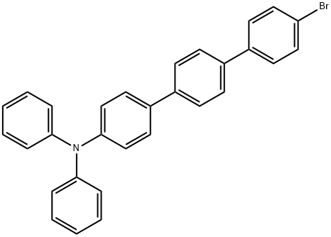 [1,1':4',1''-Terphenyl]-4-amine, 4''-bromo-N,N-diphenyl- Structure