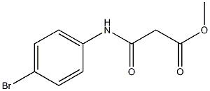 Propanoic acid, 3-[(4-bromophenyl)amino]-3-oxo-, methyl ester