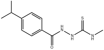 1-methyl-3-[(4-propan-2-ylbenzoyl)amino]thiourea Structure