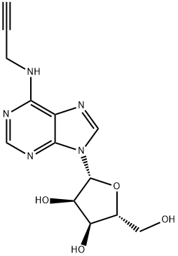 Adenosine,N-2-propynyl- (9CI) Structure