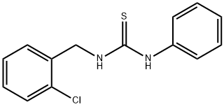 1-(2-氯苄基)-3-苯基硫脲, 67028-25-5, 结构式