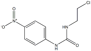 Urea, N-(2-chloroethyl)-N'-(4-nitrophenyl)- Structure