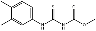 methyl {[(3,4-dimethylphenyl)amino]carbonothioyl}carbamate Structure