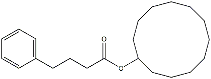 Benzenebutanoic acid, cyclododecyl ester,672304-14-2,结构式