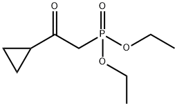 Phosphonic acid, (2-cyclopropyl-2-oxoethyl)-, diethyl ester Structure