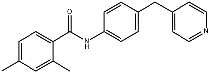 2,4-dimethyl-N-[4-(pyridin-4-ylmethyl)phenyl]benzamide Struktur