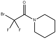 2-Bromo-2,2-difluoro-1-piperidin-1-yl-ethanone Struktur