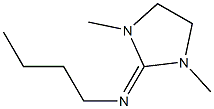 1-Butanamine, N-(1,3-dimethyl-2-imidazolidinylidene)- Struktur