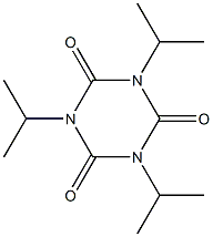 1,3,5-Triazine-2,4,6(1H,3H,5H)-trione, 1,3,5-tris(1-methylethyl)- 化学構造式