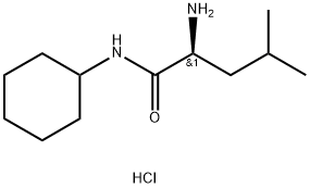 (S)-2-amino-N-cyclohexyl-4-methylpentanamide Structure