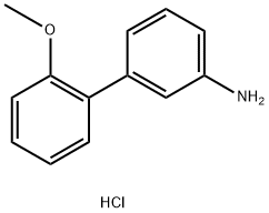 (2-methoxy-3-biphenylyl)amine hydrochloride 化学構造式